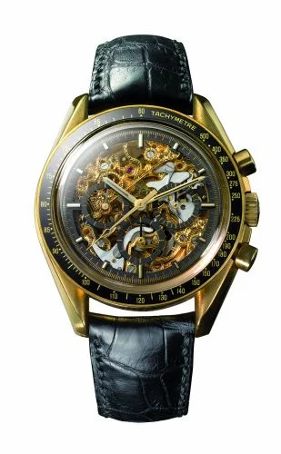 Omega Speedmaster Professional Yellow Gold / Skeleton / Alligator / Jubilee 3696.50.31 (36965031)